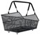 Basil Centro MIK Rear Basket - Black