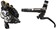 Shimano Saint BL-M820-B/BR-M820 Disc Brake and Lever - Front, Hydraulic, Post Mount, Finned Metal Pads, Black