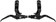 Promax XL-378 Brake Lever Set - Long Pull, 2-Finger, Tooled Reach Adjust, For Linear Pull Brakes, Black