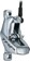 TRP DH-R EVO HD-M846 Disc Brake and Lever - Front, Hydraulic, Post Mount, Silver 