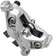 SRAM G2 Ultimate Disc Brake Caliper Assembly - Post Mount, Polar Grey Anodized, A2 
