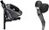 Shimano GRX BL-RX810/BR-RX810 Disc Brake and Lever - Front, Hydraulic, Flat Mount, Finned Resin Pads, Black 