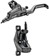 TRP EVO Pro HD-M9040 Disc Brake and Lever - Left/Front or Rear, 1900mm Hose, Post Mount, 4-Piston, Black