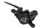 Hayes Dominion A2 Disc Brake and Lever - Rear, Hydraulic, Post Mount, Stealth Black/Gray