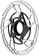Jagwire Pro LR2-E Ebike Disc Brake Rotor with Magnet - 160mm, Center Lock, Silver/Black
