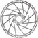 Jagwire Sport SR1 Disc Brake Rotor - 220mm, 6-Bolt, Silver 