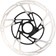 Jagwire Pro LR2-E Ebike Disc Brake Rotor with Magnet - 203mm, Center Lock, Silver/Black