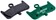 Sinter Green s2032 Compound Organic Disc Brake Pads - Hayes, Sinter Type 023, One Pair 