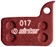 Sinter Red s514 Compound Organic Disc Brake Pads - SRAM, Sinter Type 017, One Pair 