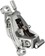 SRAM Level Ultimate Stealth Disc Brake and Lever - Front, Post Mount, 4-Piston, Carbon Lever, Titanium Hardware, Black/Silver, C1 