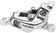 SRAM Level Ultimate Stealth Disc Brake Caliper Assembly - Front/Rear, Post Mount, 4-Piston, Silver, C1