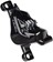 SRAM Level Silver Stealth Disc Brake Caliper Assembly - Front/Rear, Post Mount, 2-Piston, Black, C1