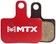 MTX Red Label RACE Disc Brake Pads - Ceramic/Kevlar Compound, SRAM Level / Red / Rival AXS / Force, 2-Piston, Single Set