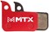 MTX Red Label RACE Disc Brake Pads - Ceramic/Kevlar Compound, SRAM Red / Force AXS / Level ULT, 2-Piston, Single Set