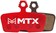 MTX Red Label RACE Disc Brake Pads - Ceramic/Kevlar Compound, SRAM Code / Motive / DB, 4-Piston, Single Set
