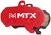 MTX Red Label RACE Disc Brake Pads - Ceramic/Kevlar Compound, SRAM Maven, 4-Piston, Single Set
