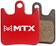 MTX Red Label RACE Disc Brake Pads - Ceramic/Kevlar Compound, Hope X2 Variants, 2-Piston, Single Set