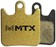 MTX Gold Label HD Disc Brake Pads - Ceramic/Kevlar Compound, Hope X2 Variants, 2-Piston, Single Set