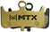 MTX Gold Label HD Disc Brake Pads - Ceramic/Kevlar Compound, Dominion A4 and T4, 4-Piston, Single Set