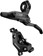 SRAM DB4 Disc Brake and Lever - Left, Front or Rear, 2000mm Hose, Post Mount, 4-Piston, Aluminum Lever, Diffusion Black, A1