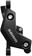 SRAM DB6 Disc Brake and Lever - Right, Front or Rear, 2000mm Hose, Post Mount, 4-Piston, Aluminum Lever, Diffusion Black, A1