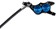 Hope Tech 4 E4 Disc Brake and Lever Set - Rear, Hydraulic, Post Mount, Blue