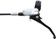 Hope Tech 4 E4 Disc Brake and Lever Set - Rear, Hydraulic, Post Mount, Silver