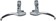 Tektro CL332RS 3-Finger Alloy Linear Pull Brake Lever Set Silver 