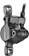 Tektro HD-T280 Disc Brake and Lever - Front, Hydraulic, Post Mount, Black 