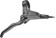 Tektro HD-T280 Disc Brake and Lever - Rear, Hydraulic, Post Mount, Black 