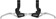 Tektro TS325 Linear Pull Brake Lever Set - Black/Silver