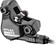 TRP Hylex RS Disc Brake and Lever - Rear, Hydraulic, 2-Piston, Flat Mount, Black 