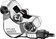 TRP Hylex RS Disc Brake and Lever - Left Hand Lever, Hydraulic, Flat Mount, Gum/Silver 