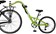 Burley Piccolo Trailercycle - 7-Speed, Green