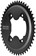 Wolf Tooth Aero 110 Asymmetric BCD Chainring - 48t, 110 Asymmetric BCD, 4-Bolt, Drop-Stop ST, For Shimano GRX 800 Series, Black