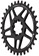 Wolf Tooth Elliptical Direct Mount Chainring - 32t, SRAM Direct Mount, Drop-Stop B, For SRAM 8-Bolt Cranksets, 0mm Offset, Black