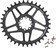 Wolf Tooth Elliptical Direct Mount Chainring - 34t, SRAM Direct Mount, Drop-Stop B, For SRAM 8-Bolt Cranksets, 0mm Offset, Black