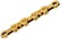 KMC X12 Waxed Chain - 12-Speed, 126 Links, Ti Gold