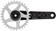 RaceFace Turbine Crankset - 170mm, Direct Mount, 143mm Spindle with CINCH Interface, 7050 Aluminum, Black