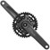 Shimano CUES FC-U6000-2B Crankset - 170mm, 9/10/11-Speed, 36/22t, Asymmetric 96 BCD, Hollowtech II, CL 3mm Outboard, Black