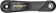 TRP CK-9050 EVO Crankset - 170mm, 12-Speed, For 68/73mm Frame BB, DM CINCH Chainring Interface, 30mm Spindle, Carbon, Black/Gold