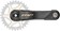 TRP CK-9050 EVO Crankset - 170mm, 12-Speed, For 68/73mm Frame BB, DM CINCH Chainring Interface, 30mm Spindle, Carbon, Black/Gold