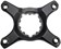 Cane Creek eeWings Chainring Spider - 4-Bolt, 110 and 80 Asymmetric BCD, 3-Bolt Mount Type, Shimano GRX 1x and 2x Systems, Black