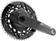 SRAM Force AXS Power Meter Crankset - 160mm, 12-Speed, 48/35t Thread Mount, 8-Bolt PM Spider, DUB Spindle, Carbon, E1