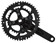 Samox G3s Crankset - 170mm, 9-10 Speed, 48/32t, 104/64bcd, JIS Square Taper, Black