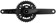 Samox X3 Crankset - 175mm, 9-10 Speed, 36/22t, 104/64bcd, 24mm Spindle, Black