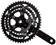 Samox R3s Crankset - 170mm, 10-Speed, 50/39/30t, 130/74 bcd, JIS Square Taper, Black