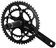 Samox R3 Crankset - 170mm, 11-Speed, 50/34t, 110 bcd, 24mm Spindle, Black