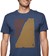 Black Diamond Block Print Mountain Tee - Ink Blue, Men's, Medium 