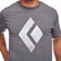 Black Diamond Chalked Up Tee - Charcoal Heather, Men's, Small 